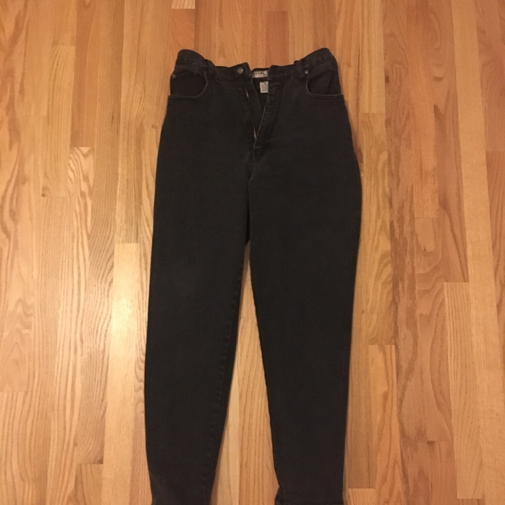 Thrifted Black High Waisted Jeans
